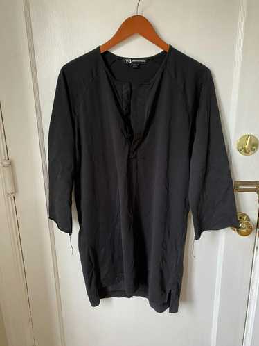 Y-3 Y-3 Black Button-Up Tunic 3/4 Sleeve