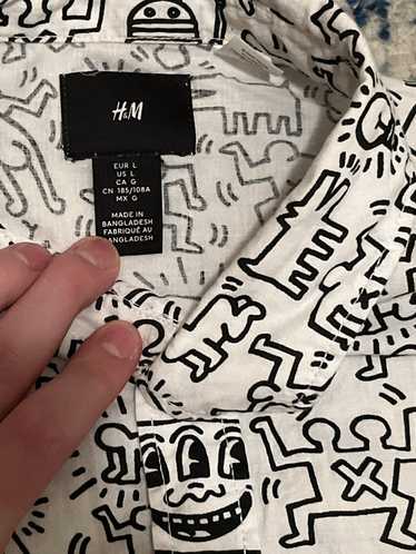Loose Fit Sweatshirt - Black/Keith Haring - Men