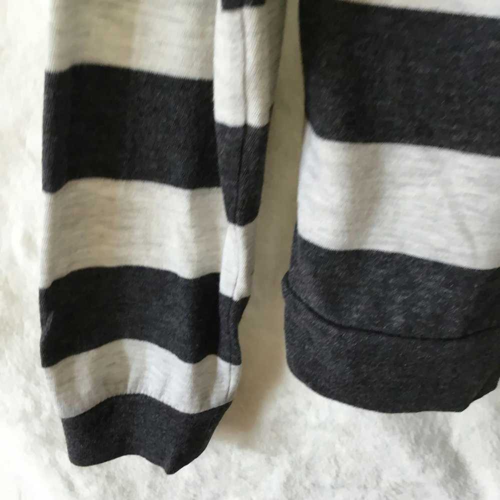 Forever 21 Forever 21 Gray and White Striped Long… - image 10