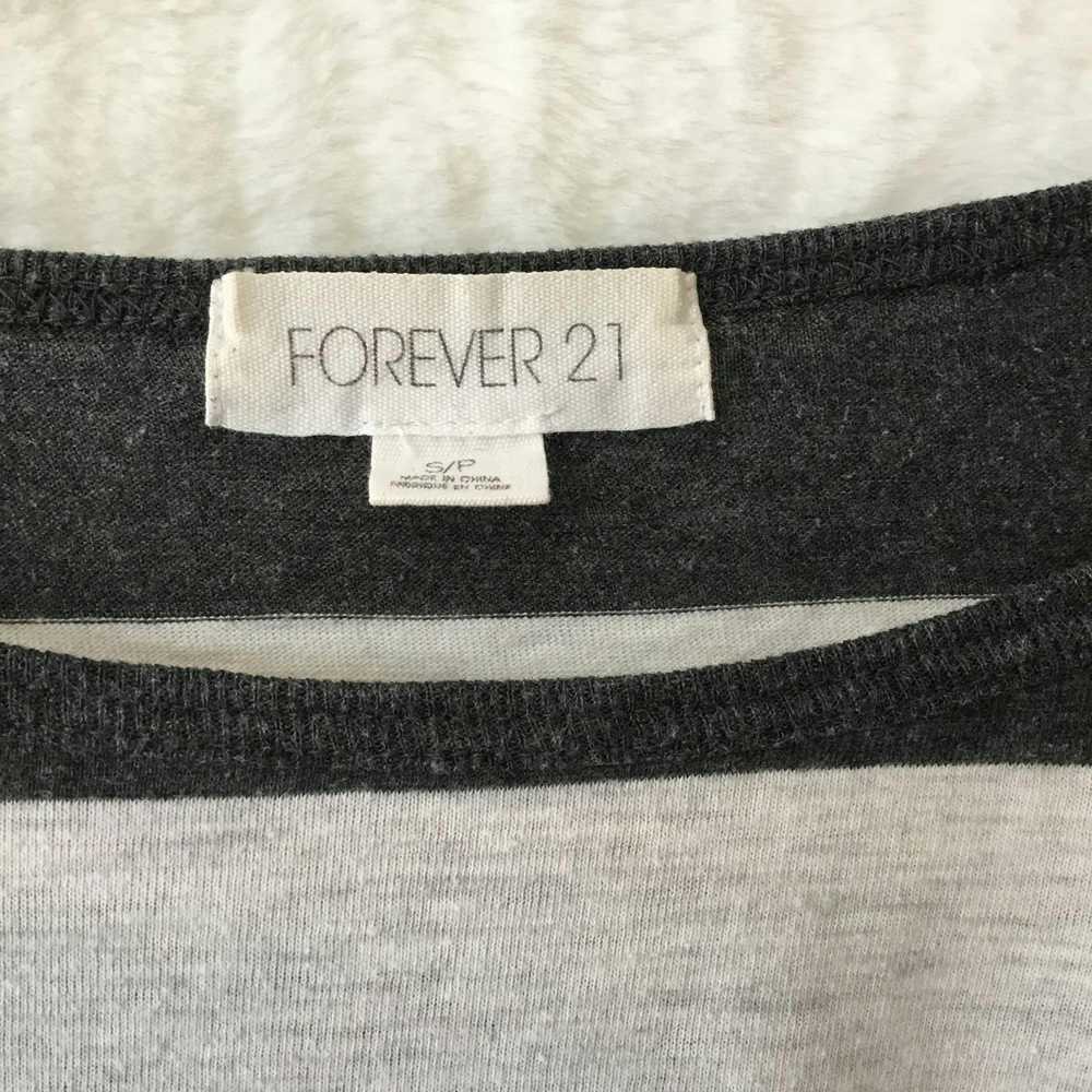 Forever 21 Forever 21 Gray and White Striped Long… - image 8