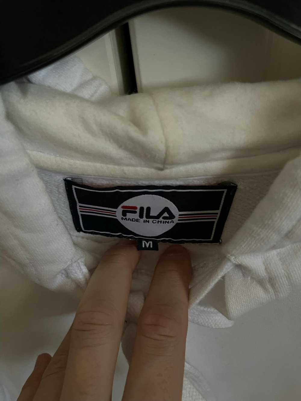 Fila FILA WHITE MENS HOODIE - image 3