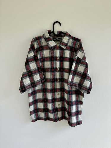 Vintage Vintage 90s Check Plaid Shirt Button Up S… - image 1