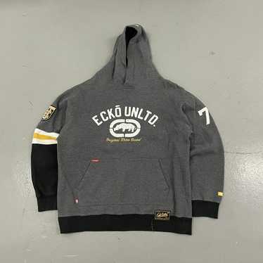 ECKO UNLTD hoodie, gray, sweater, vintage hip-hop swe… - Gem