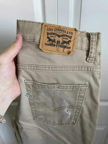 Levi's Vintage Clothing LEVIS 511 SLIM MENS KHAKIS