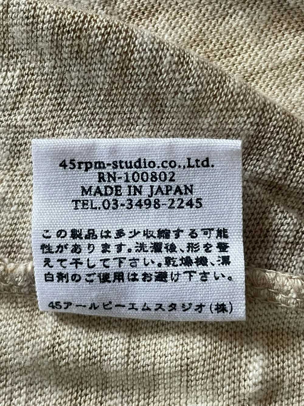 45rpm × Japanese Brand 45rpm tshirt - image 4