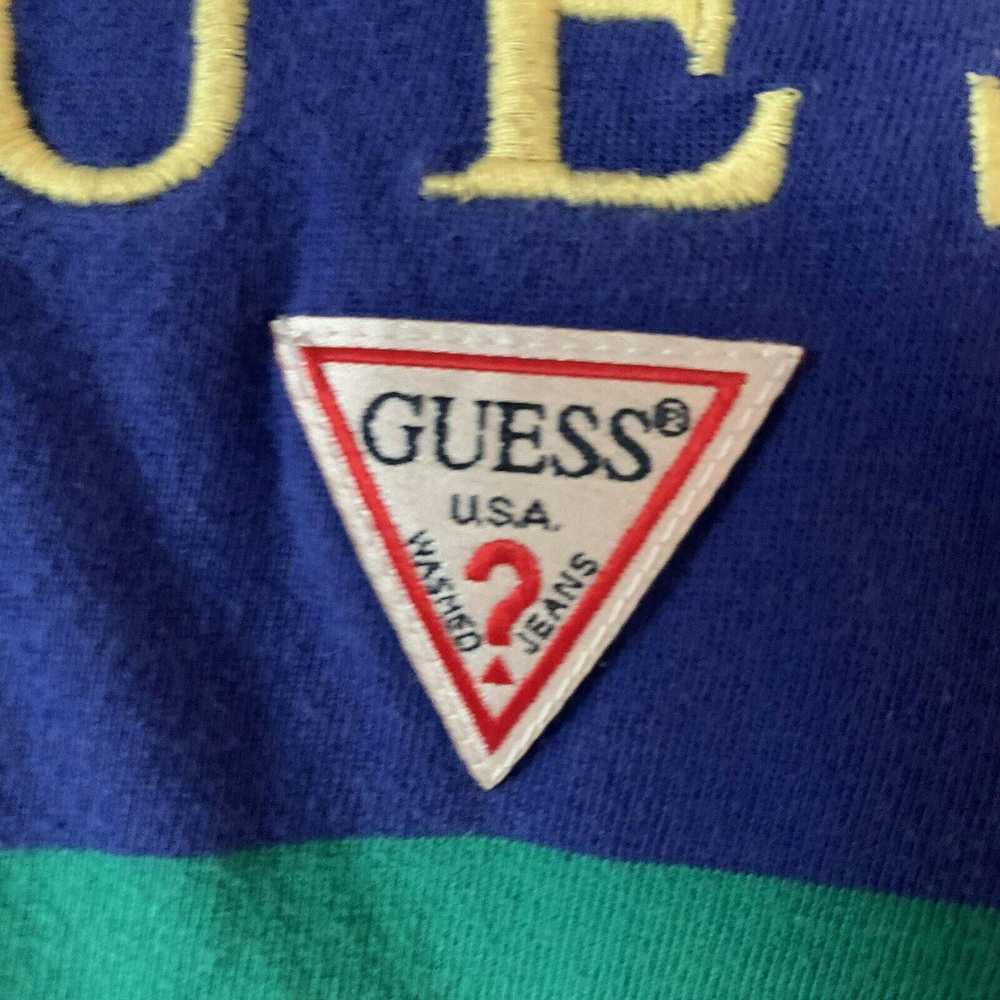 Guess Vintage Guess Originals Stripe Embroidered … - image 5