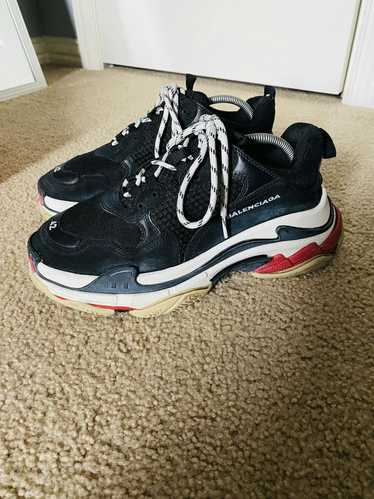 Balenciaga Balenciaga Triple S Black/White/Tan/Red