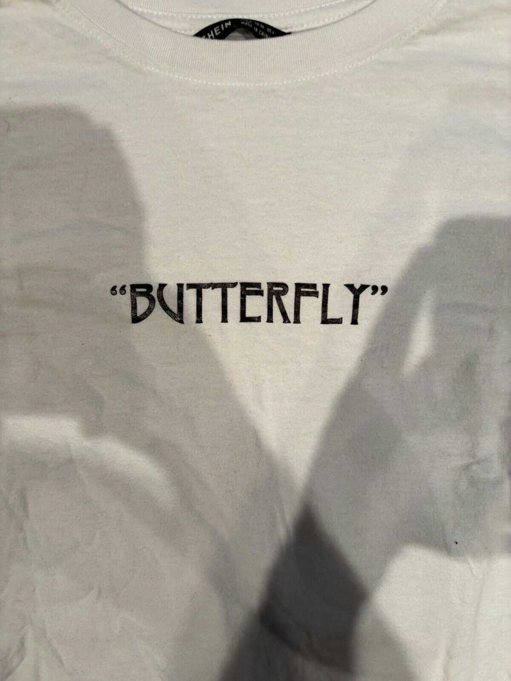 Shein SHEIN Butterfly Graphic Tee Size Small - image 3