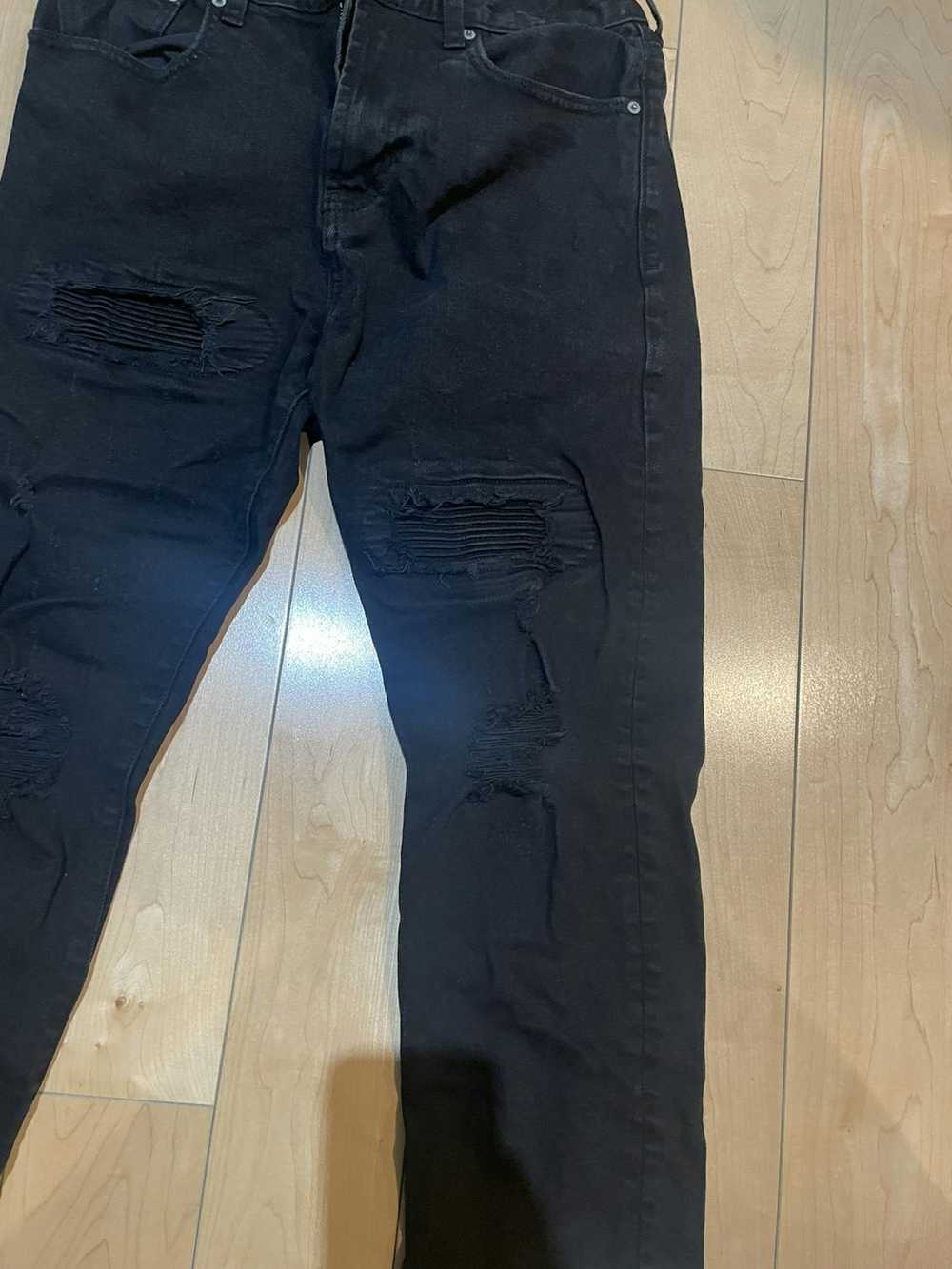 Pacsun Pacsun black slim taper jeans size 30x32 - image 2