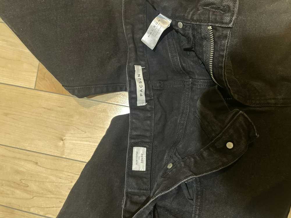 Pacsun Pacsun black slim taper jeans size 30x32 - image 4