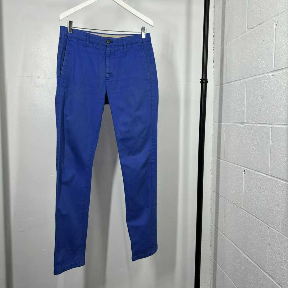 Acne Studios Acne Studios Blue Cotton Twill Pants - image 1