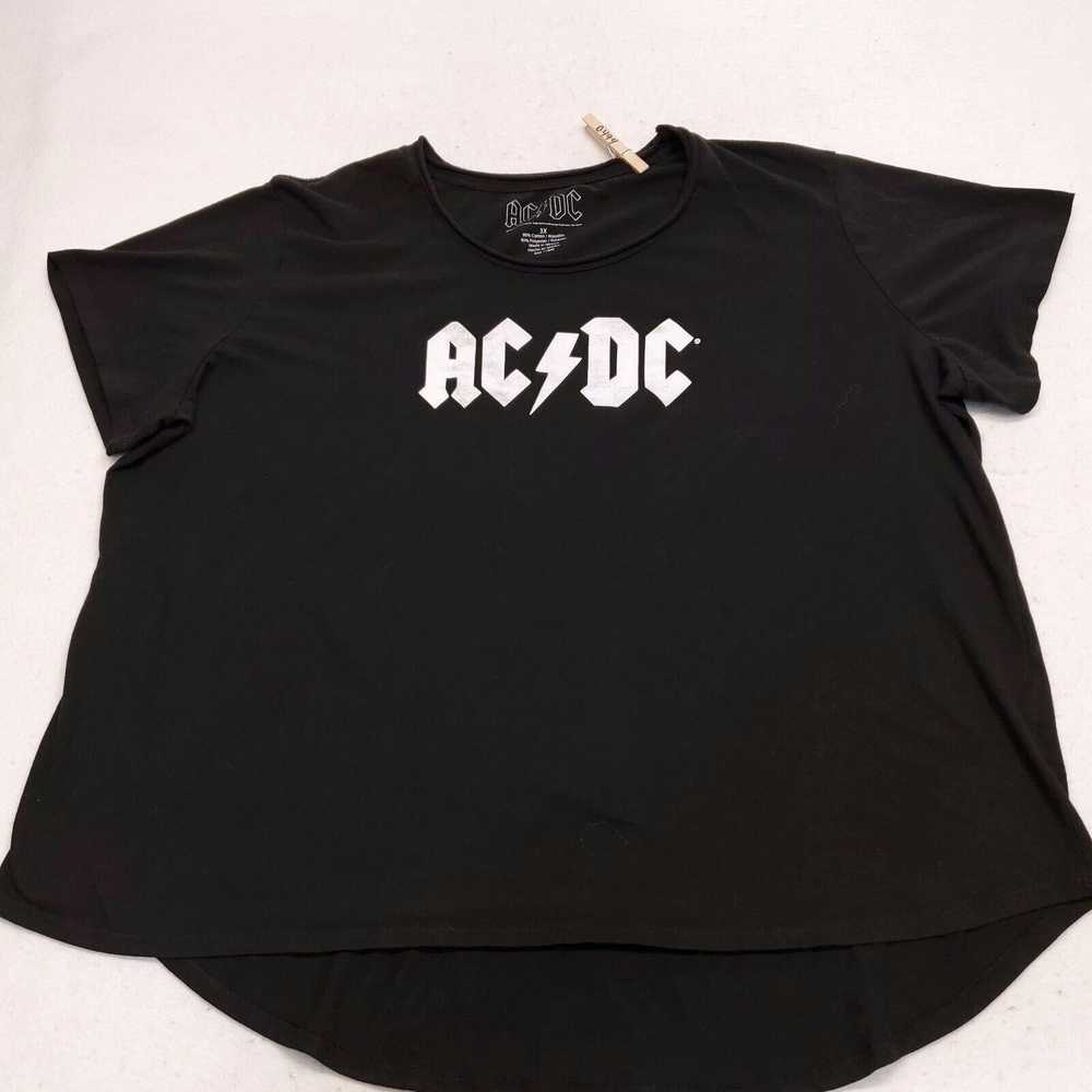 Ac/Dc ACDC Casual Pullover Graphic Shirt Womens S… - image 2