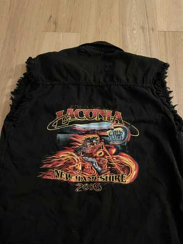 Vintage Vintage 2006 Laconia bike week button up s