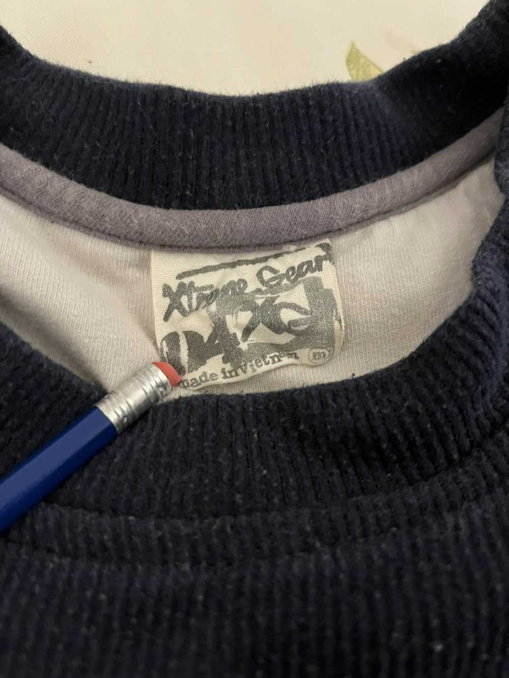 Streetwear × Vintage Y2K XG striped sweatshirt - image 3