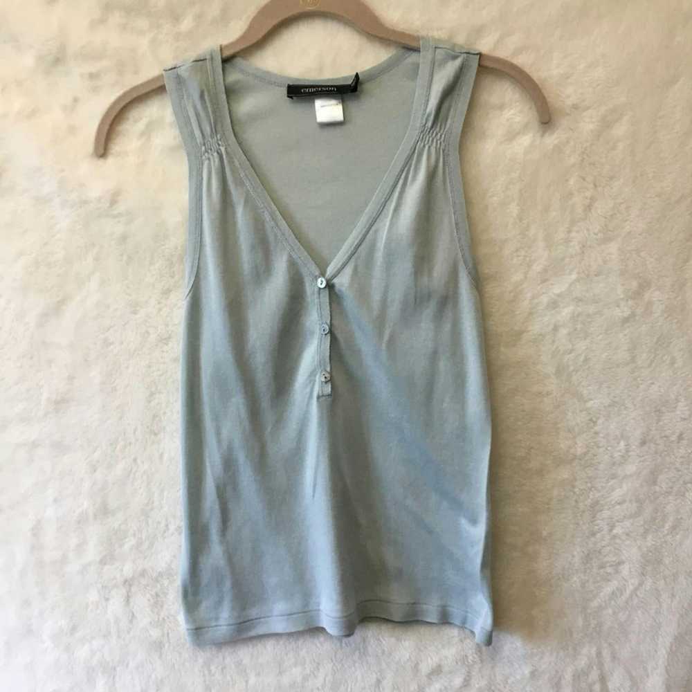 Other Emerson Light Blue Classic Tank Top - image 1