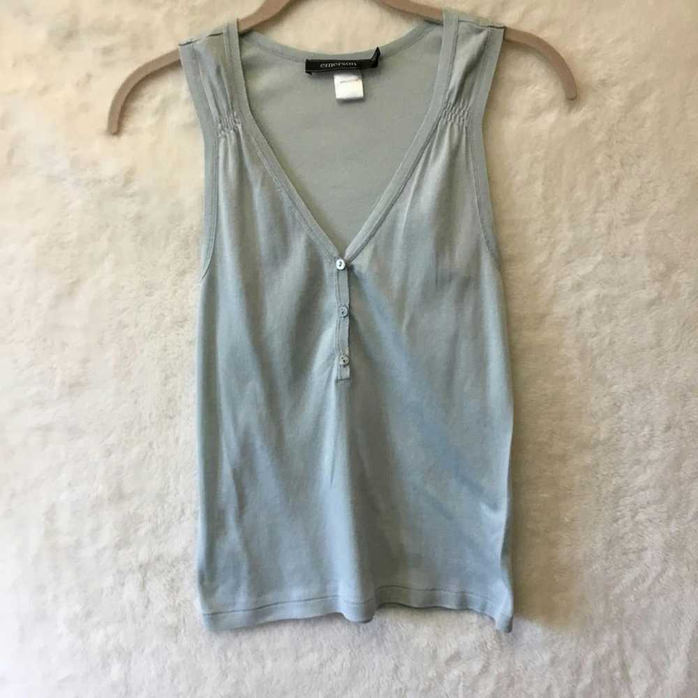Other Emerson Light Blue Classic Tank Top - image 2
