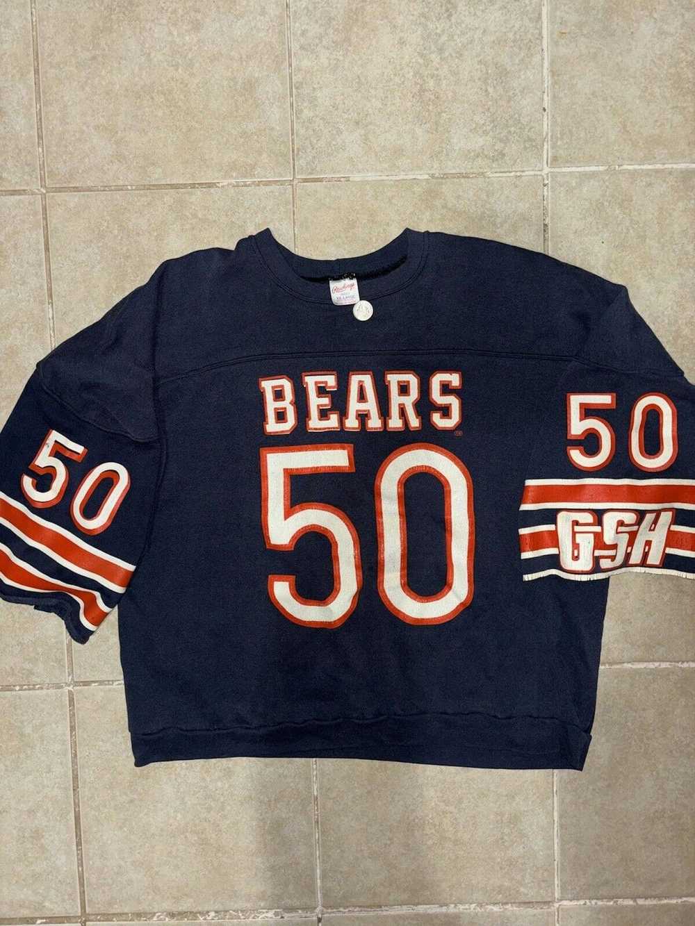 Unkwn Vintage 80’s Rawlings Chicago Bears #50 Swe… - image 1