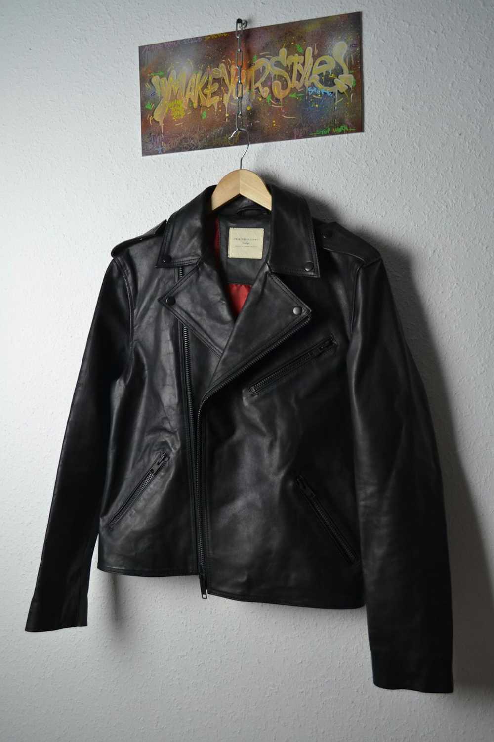 Leather Jacket × Selected Homme Selected Homme In… - image 2