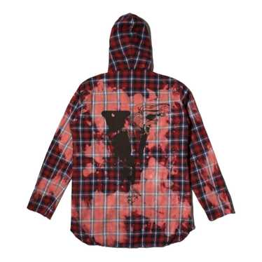 Vlone Vlone x Clot Hooded Flannel Button Up Shirt… - image 1