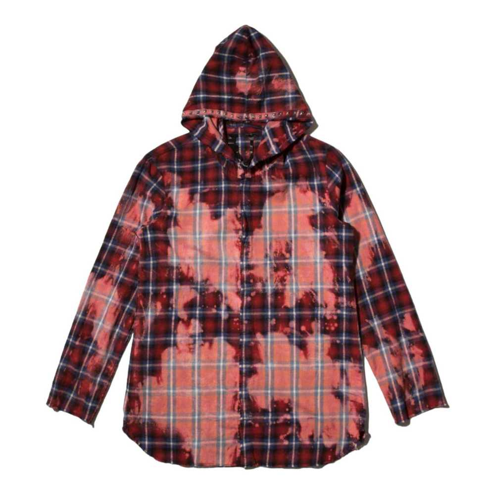 Vlone Vlone x Clot Hooded Flannel Button Up Shirt… - image 2