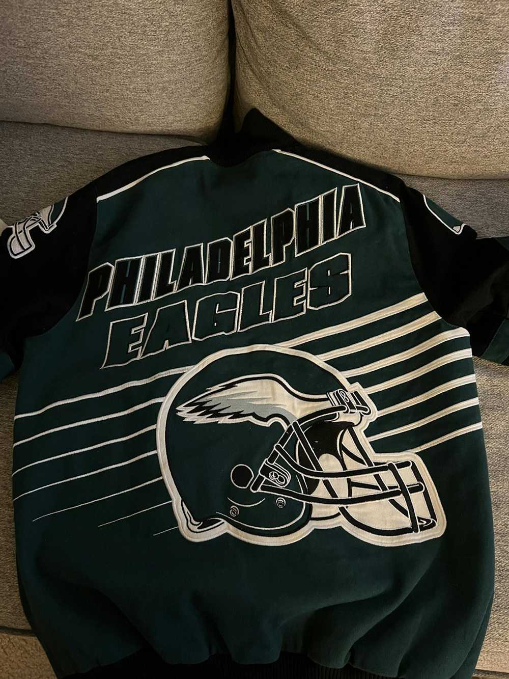 NFL Eagles NFC East Varsity Jacket - image 2