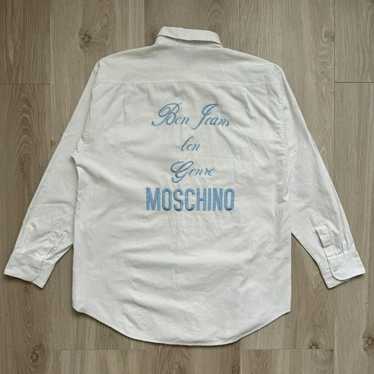 Moschino MOSCHINO Bon Jeans Bon Genre White Shirt… - image 1