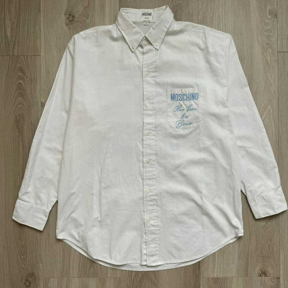 Moschino MOSCHINO Bon Jeans Bon Genre White Shirt… - image 2