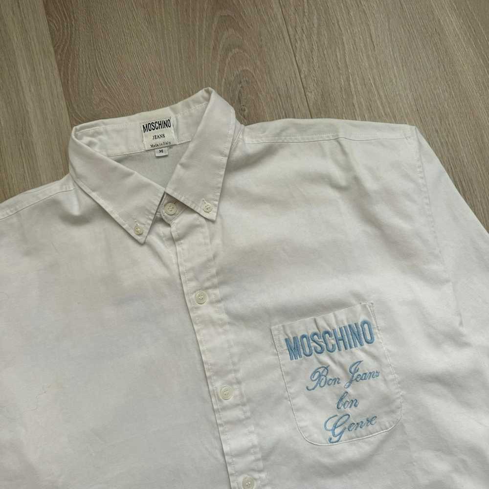 Moschino MOSCHINO Bon Jeans Bon Genre White Shirt… - image 3