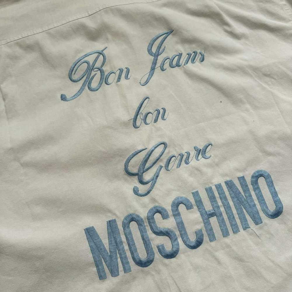 Moschino MOSCHINO Bon Jeans Bon Genre White Shirt… - image 6