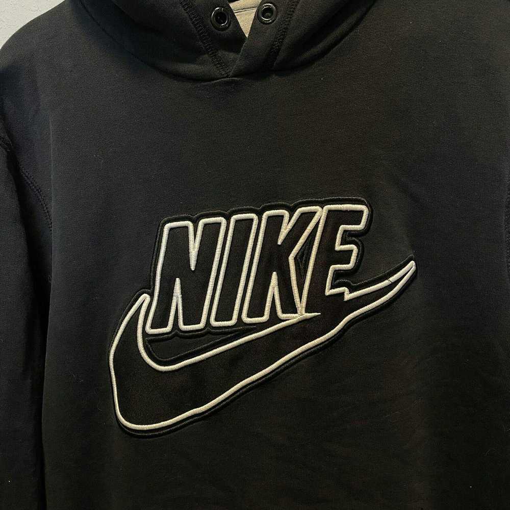 Nike Nike Big logo hoodie Medium faded black!! - image 3