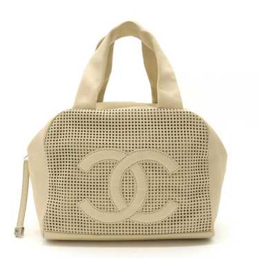 Chanel CHANEL Cocomark Handbag Boston Punching Mes