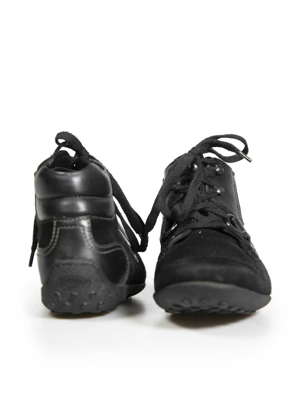 Tod's Black Suede Lace-Up Trainers - image 3