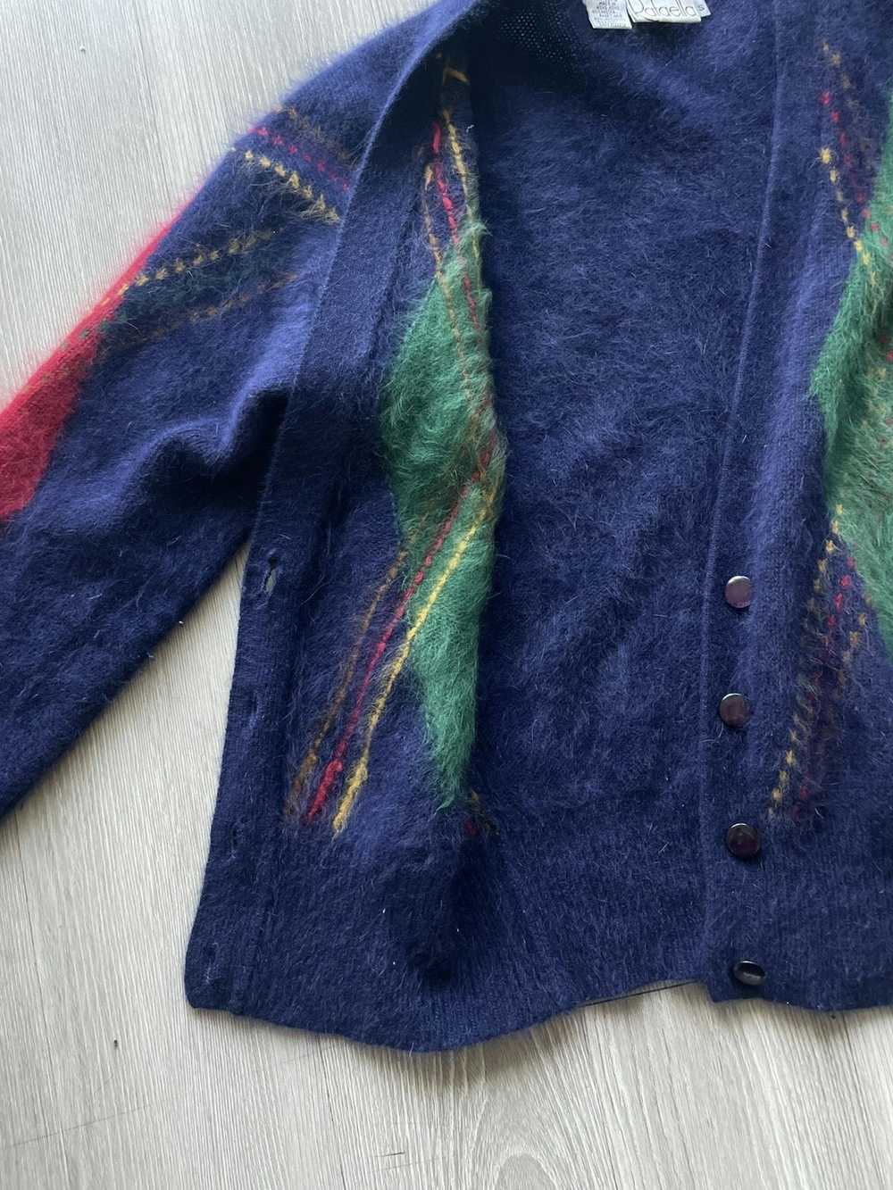Vintage VINTAGE argyle fur sweater - image 5