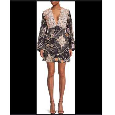 Free People Free People Descanso Floral Plunging N