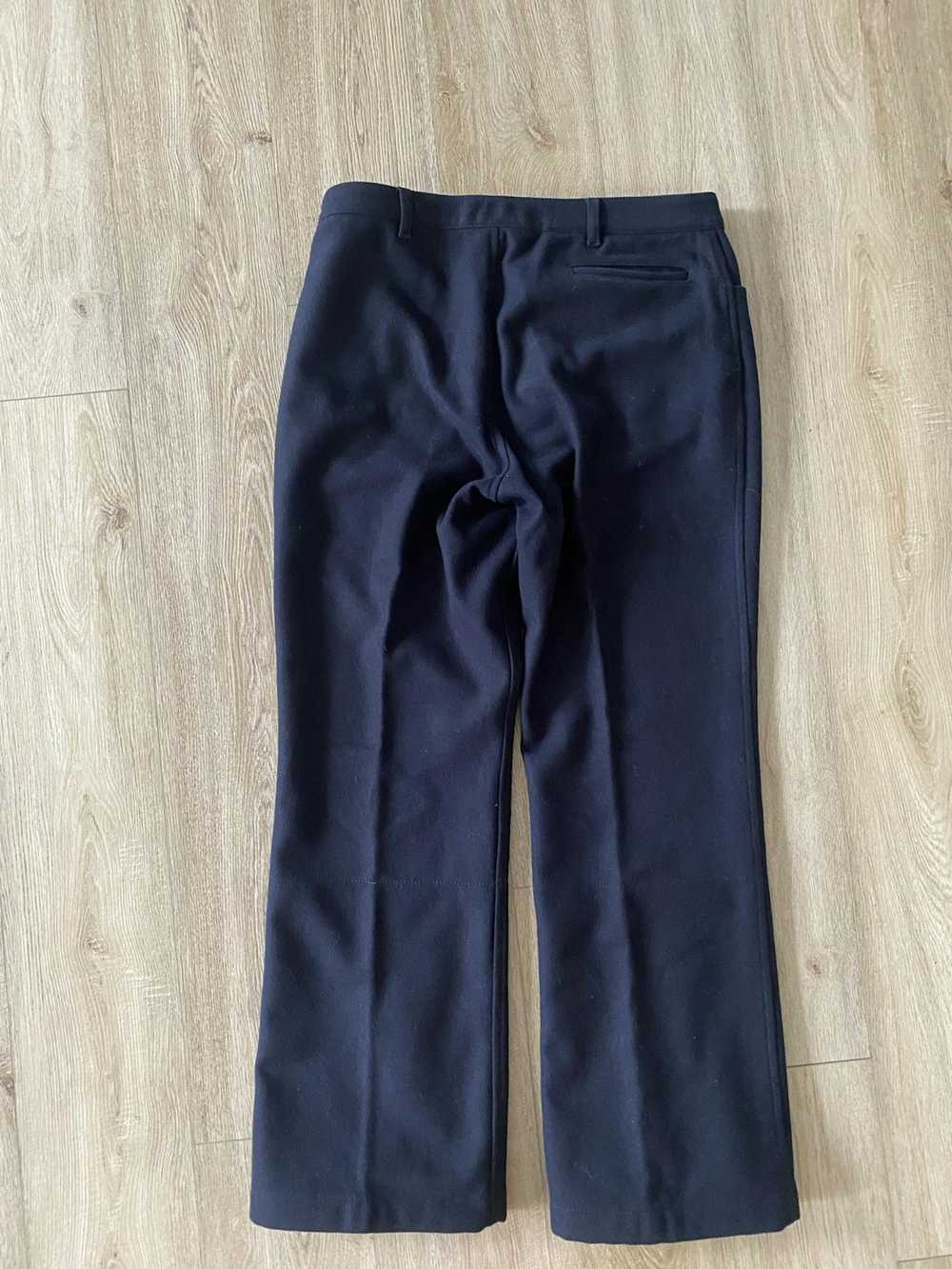 Prada Prada wool nylon sport trouser pants 35 Navy - image 8