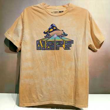 Neff Neff Magic Mushroom Yellow Tie Dye T-Shirt. … - image 1