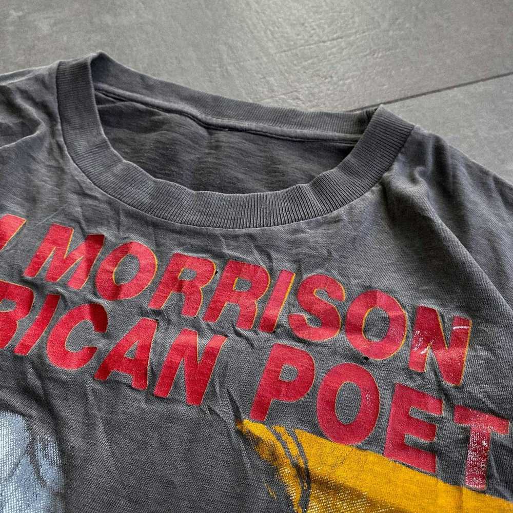 Band Tees × Vintage Jim Morrison American Poet Do… - image 5