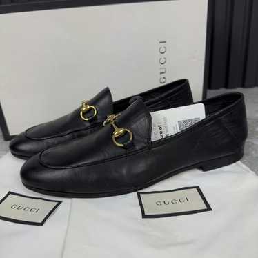 Gucci Agnello Plonge Collapsible Loafers Leather 7