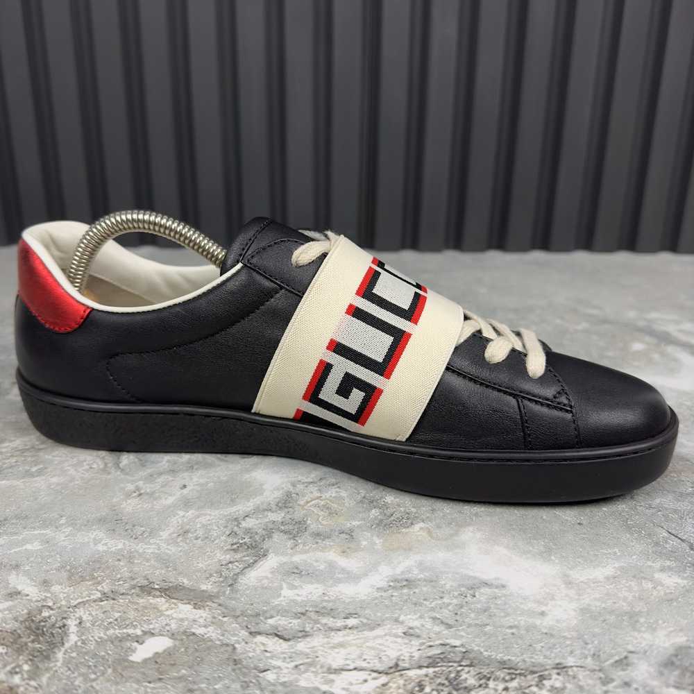 Gucci Ace Stripe Sneakers Leather 7.5 G - image 10