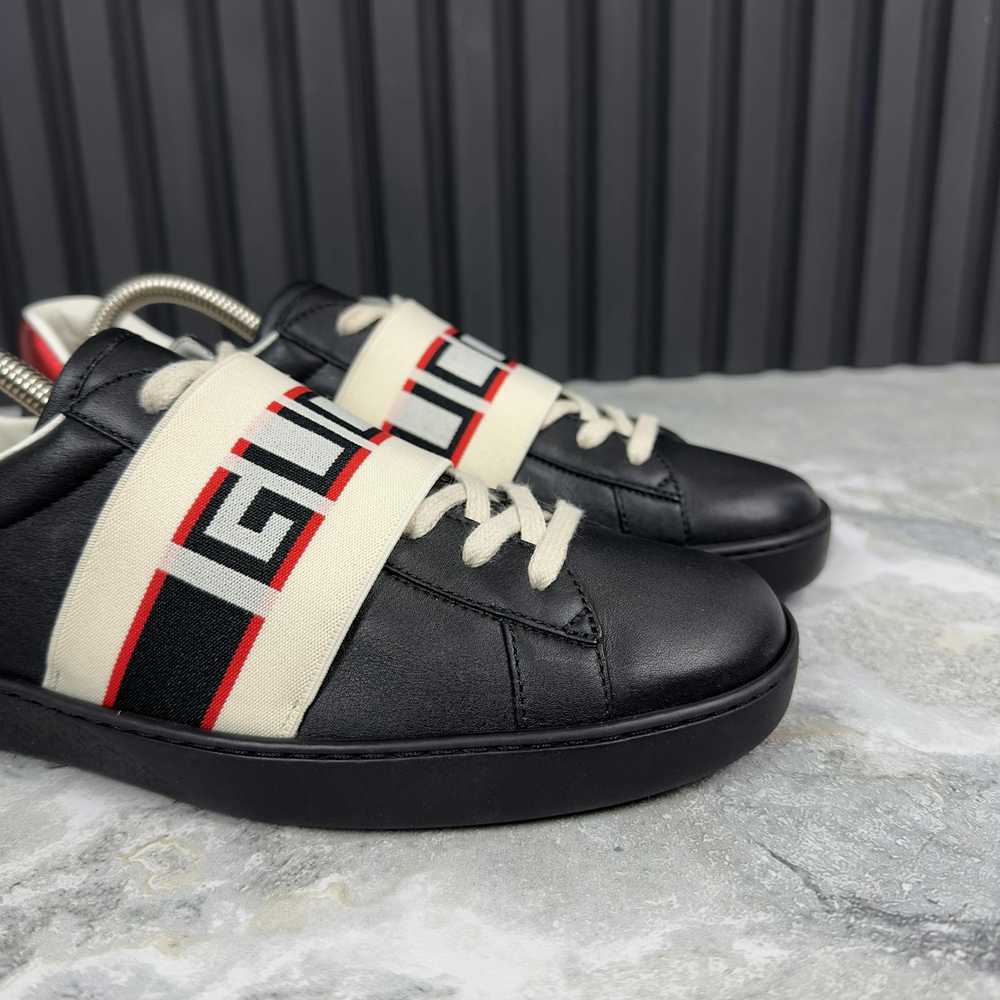 Gucci Ace Stripe Sneakers Leather 7.5 G - image 7