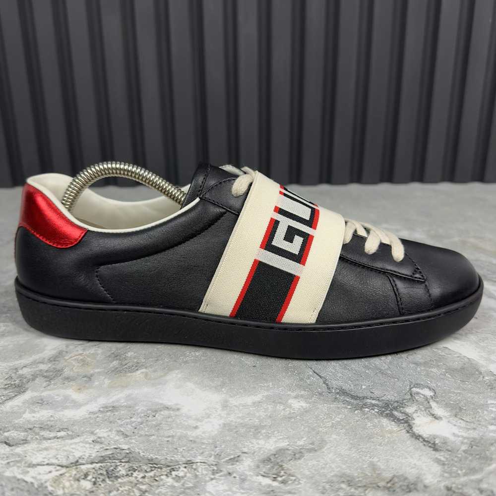 Gucci Ace Stripe Sneakers Leather 7.5 G - image 8