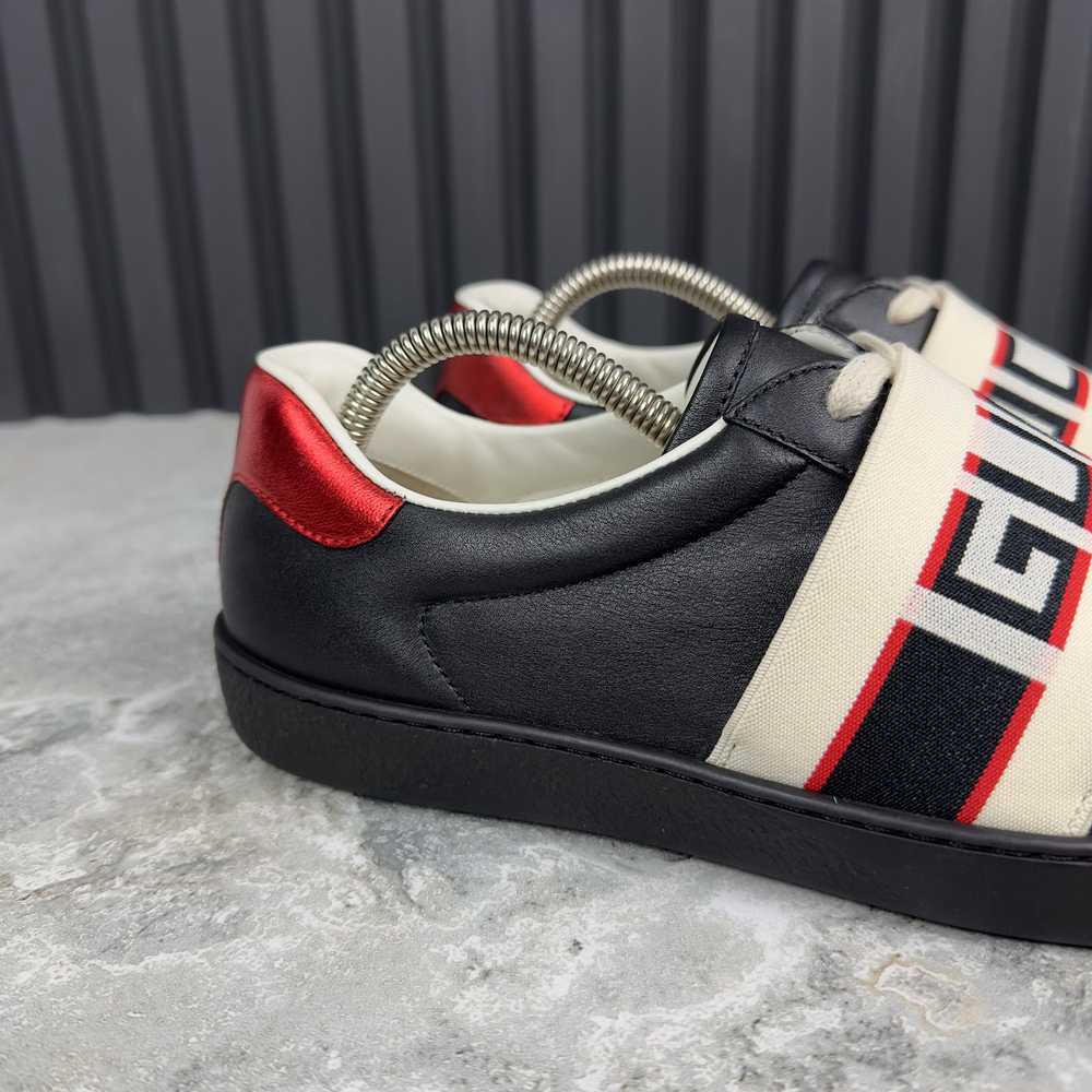 Gucci Ace Stripe Sneakers Leather 7.5 G - image 9
