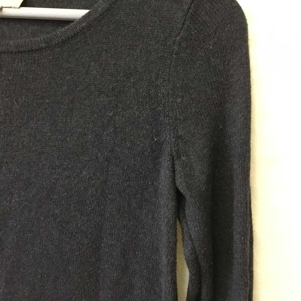 Loft Loft Gray Long Sleeve Sweater Dress - image 9