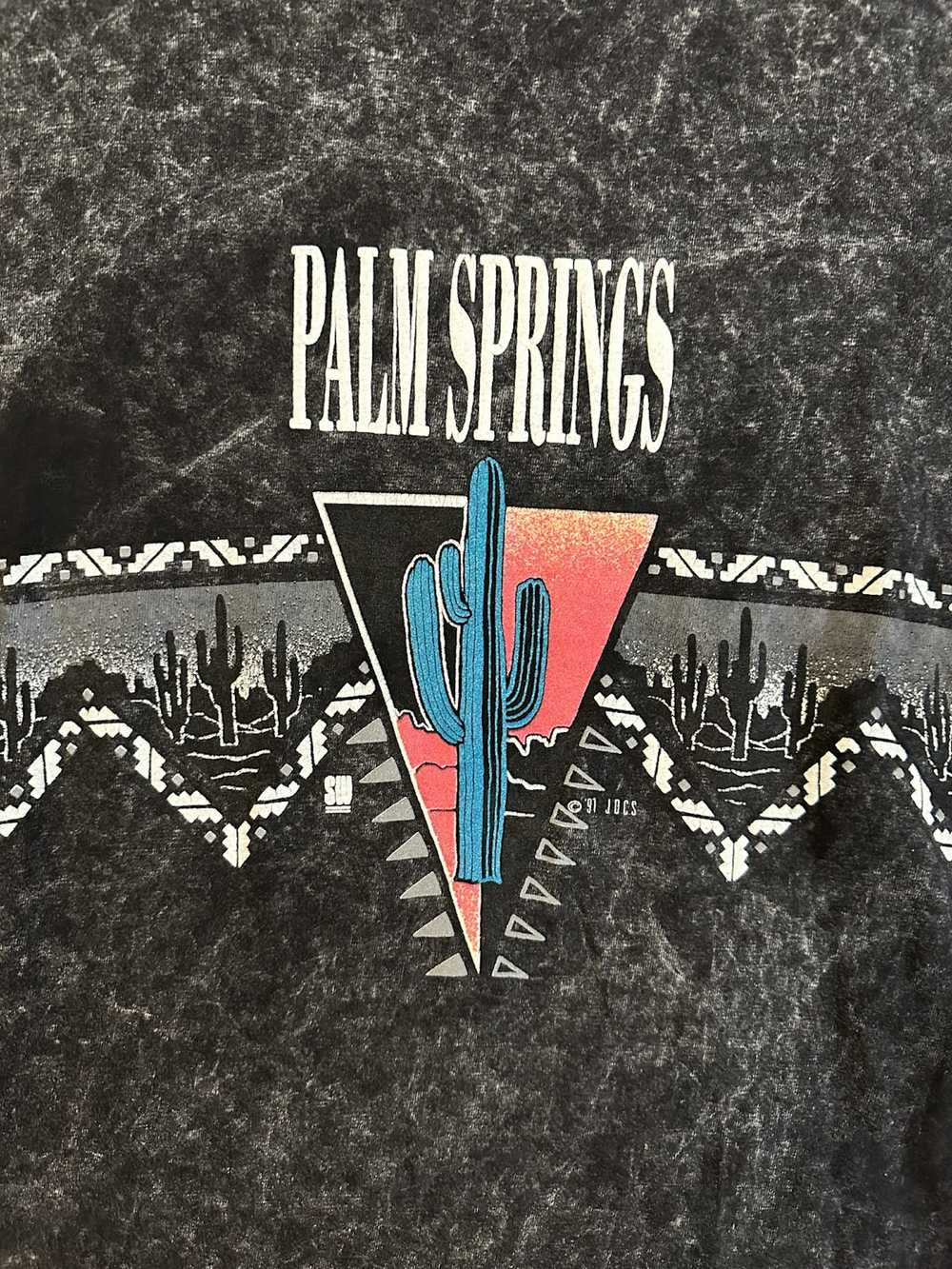 Streetwear × Vintage VTG 1991 Palm Springs AOP Tee - image 2