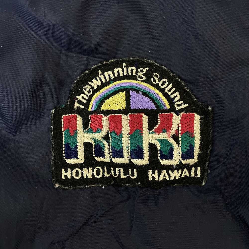 Vintage KIKI HONOLULU HAWAII Navy Windbreaker Coa… - image 5