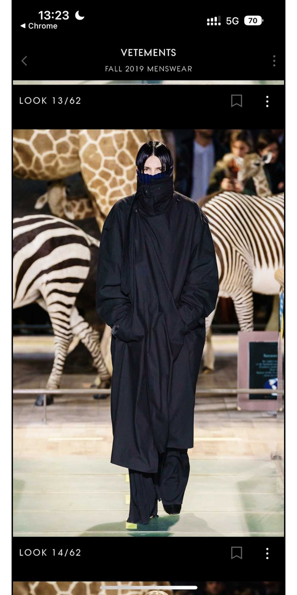 Vetements vetements 19aw coat - image 1