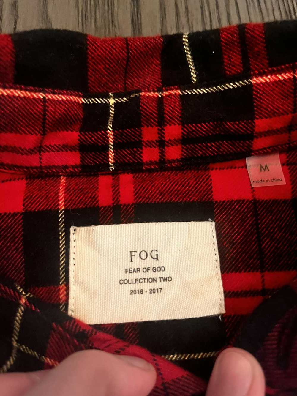 Fear of God FEAR OF GOD COLLECTION TWO RED FLANNEL - image 3