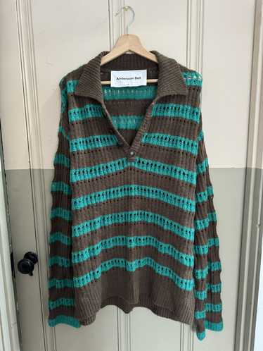 Andersson Bell ANDERSSON BELL STRIPED OPEN KNIT PO
