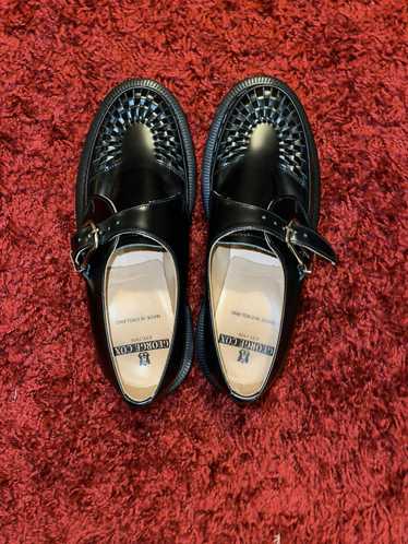 COMME des GARCONS HOMME PLUS x GEORGE COX Strap Design Shoes Black 6(US  About 8)