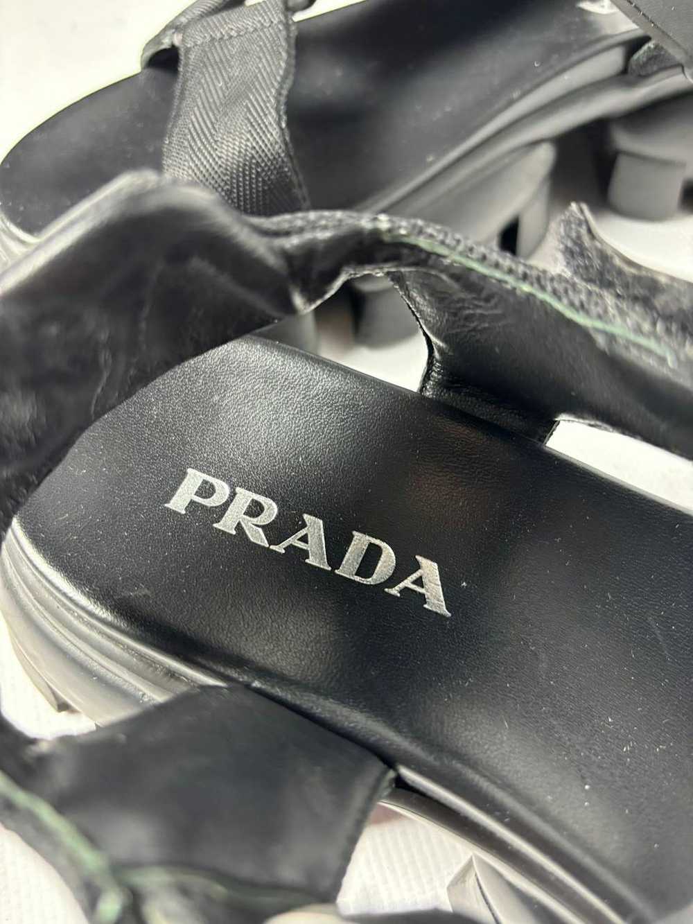 Prada Prada Cloudbust Thunder leather sandals - image 8
